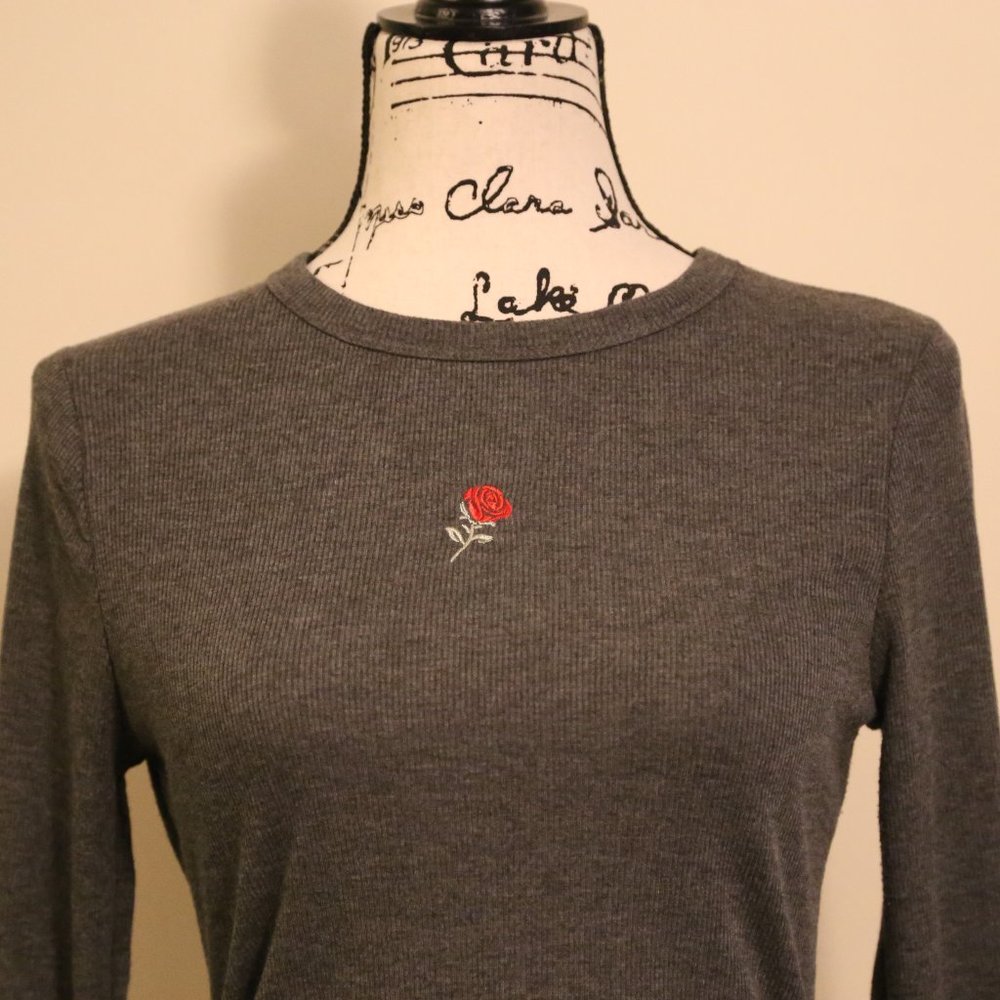 Grey Rib Knit - Picture 2 of 2